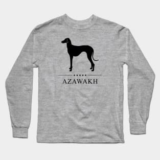 Azawakh Black Silhouette Long Sleeve T-Shirt